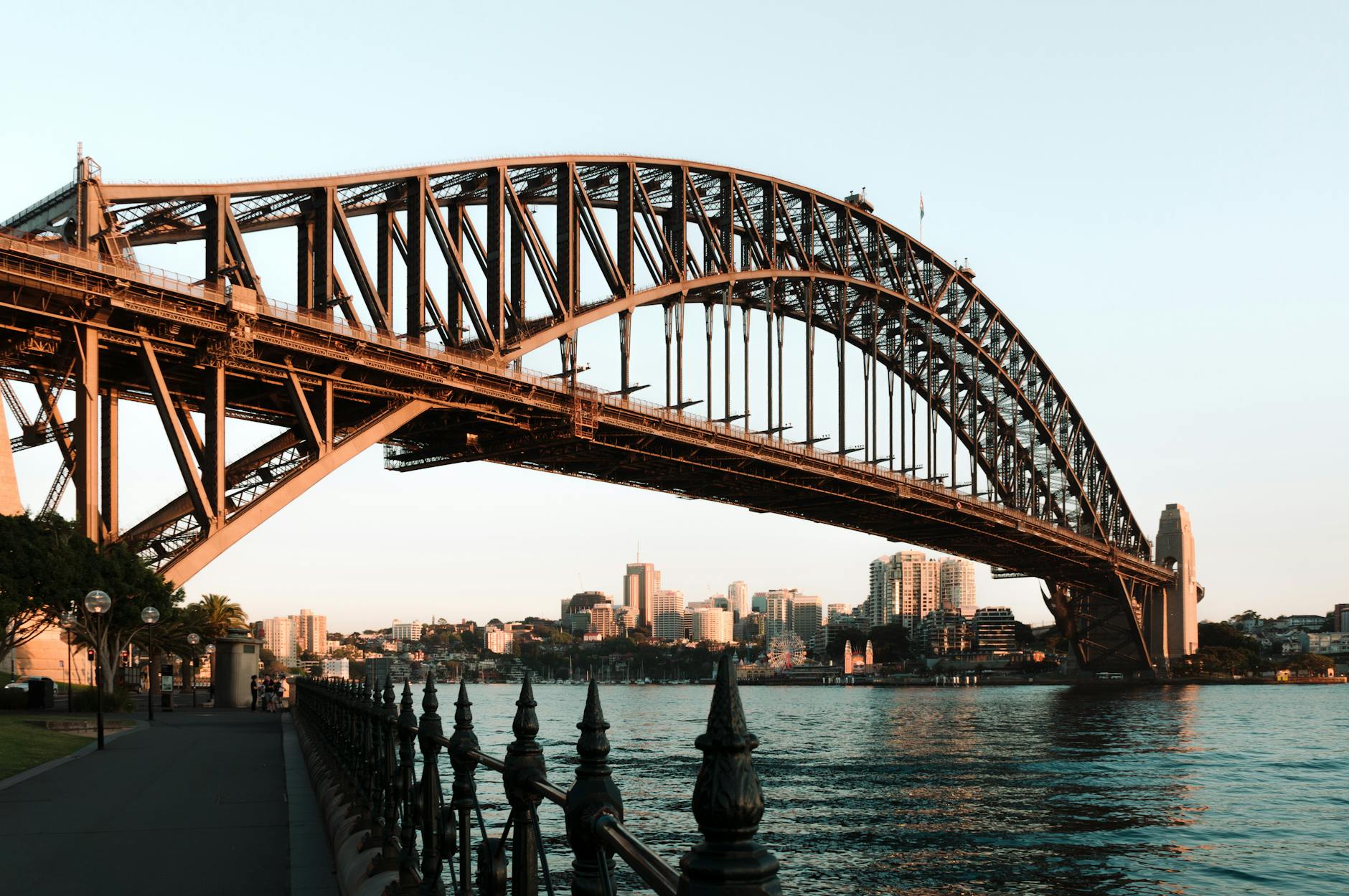 Walking across Sydney Harbour Bridge for free