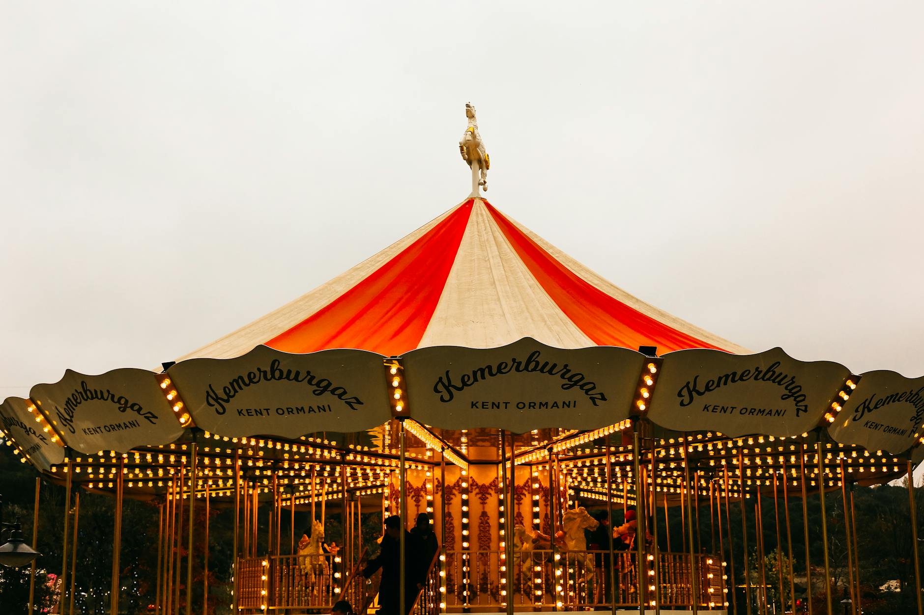 Classic carousel at Luna Park Sydney