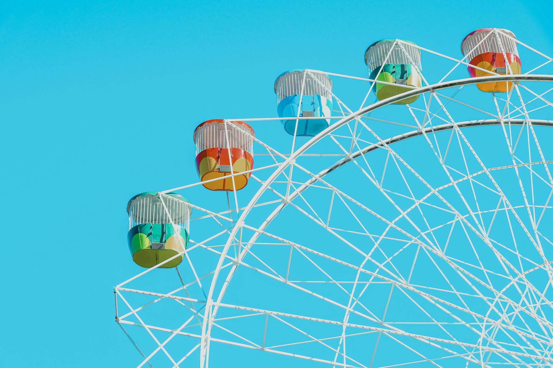 Luna Park Sydney amusement park with harbour views and rides