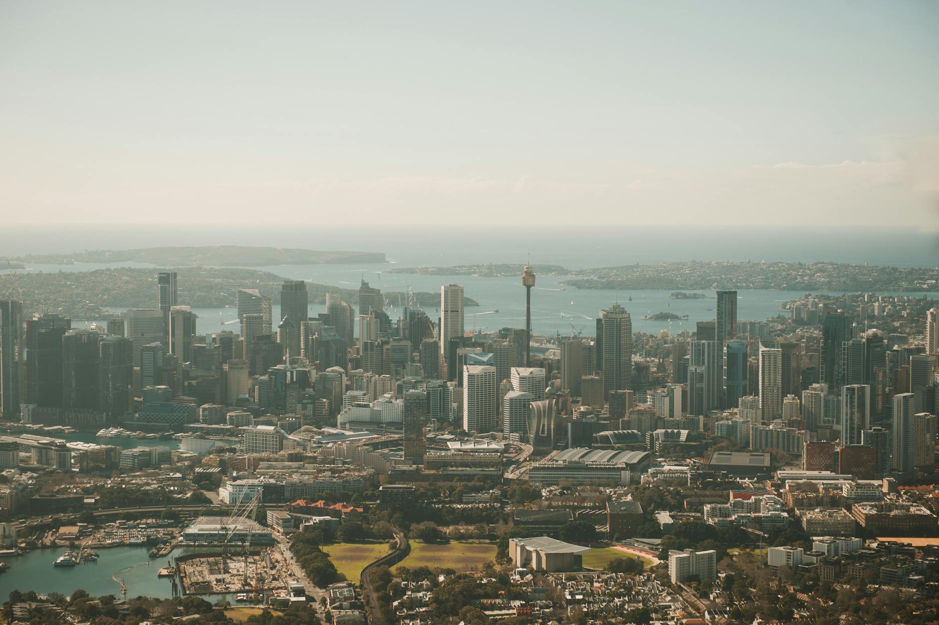 Sydney Tower Eye observation deck skyline view