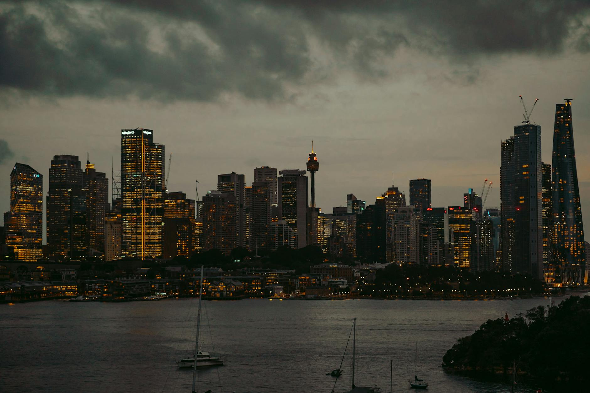 Best time to visit Sydney - Sydney skyline on a cool winter day offering budget-friendly travel opportunities.