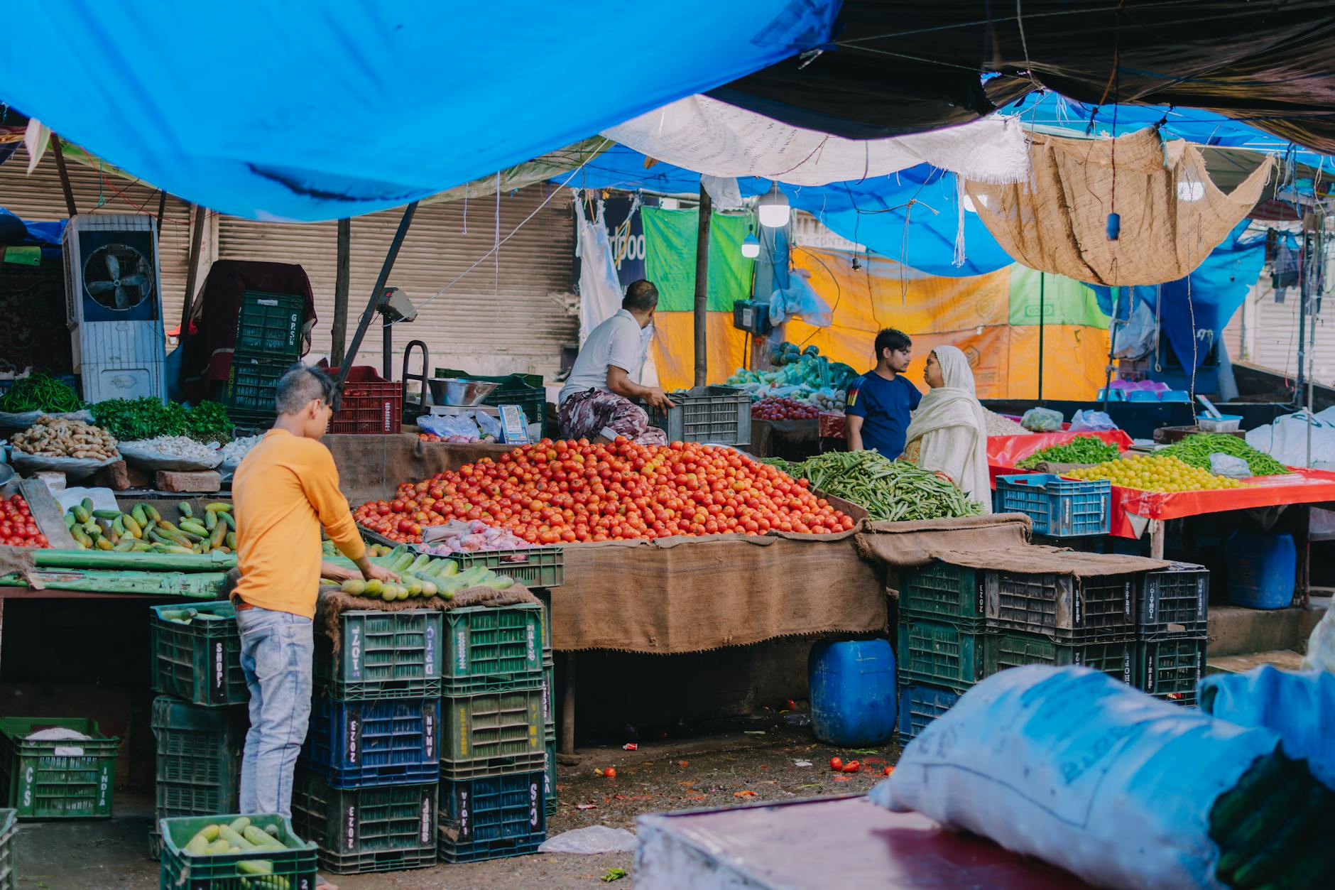 Sydney food tours - market produce stall