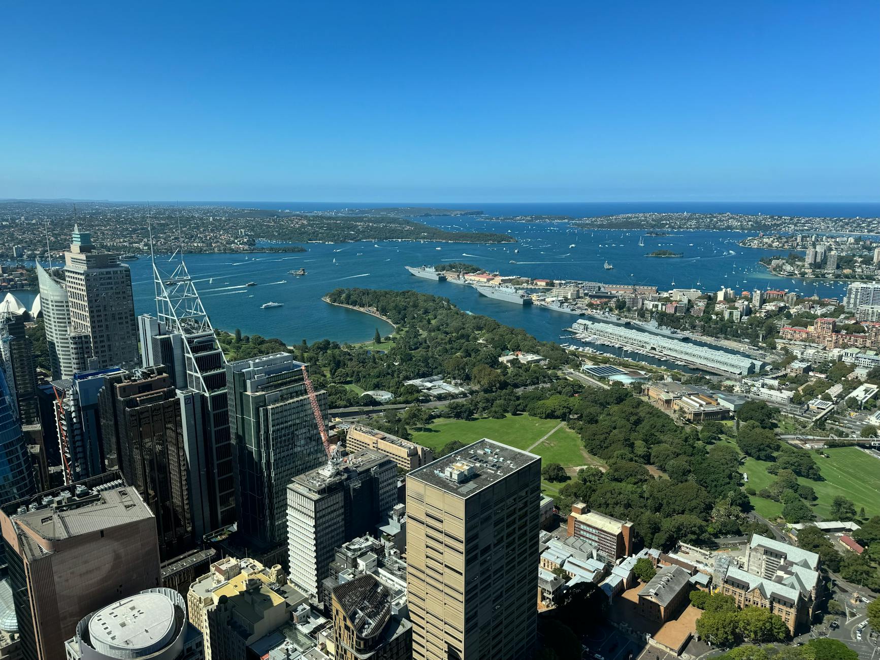 Taronga Zoo Sydney - harbour view from elevated path