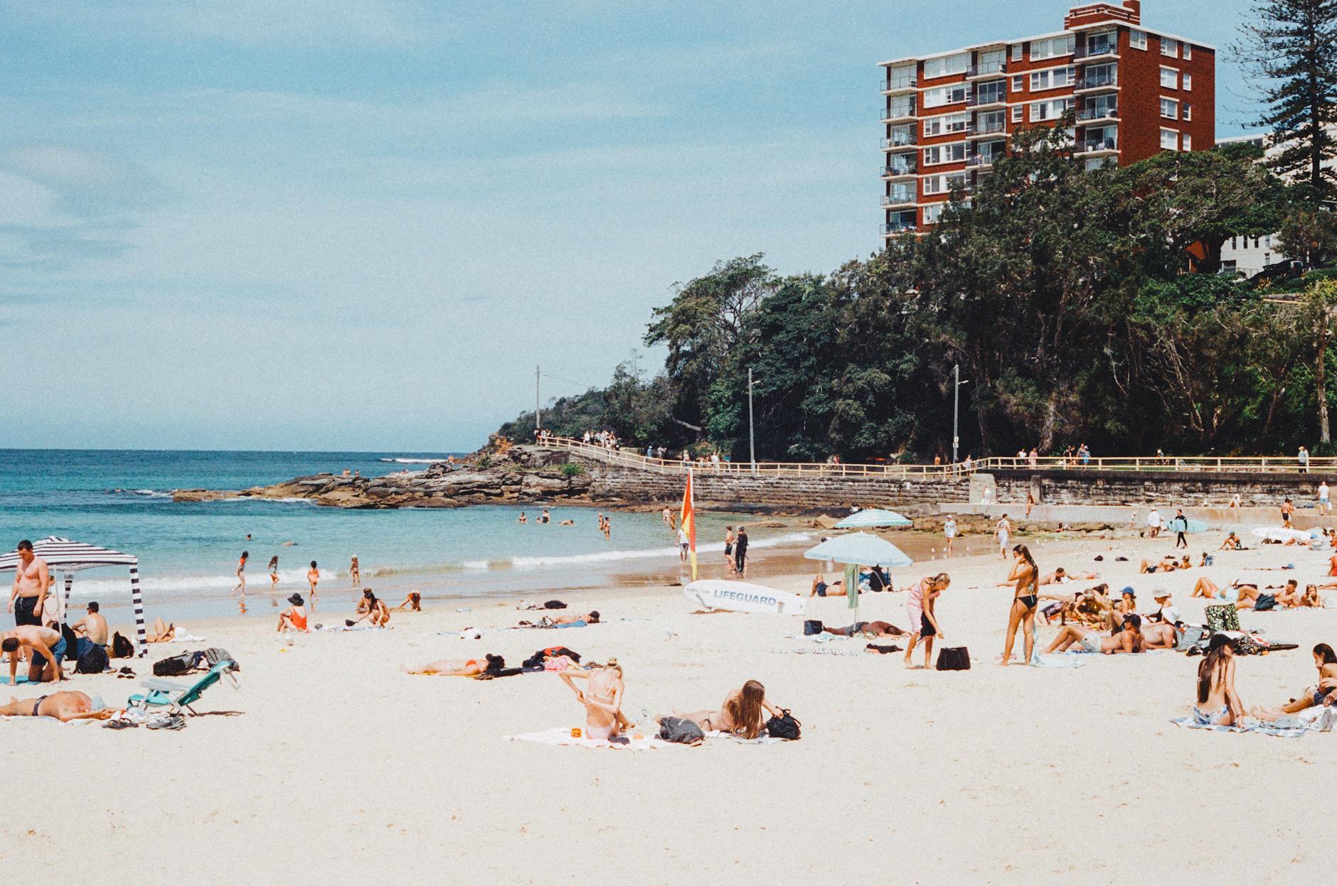 Where to stay in Manly - apartment balcony beach view