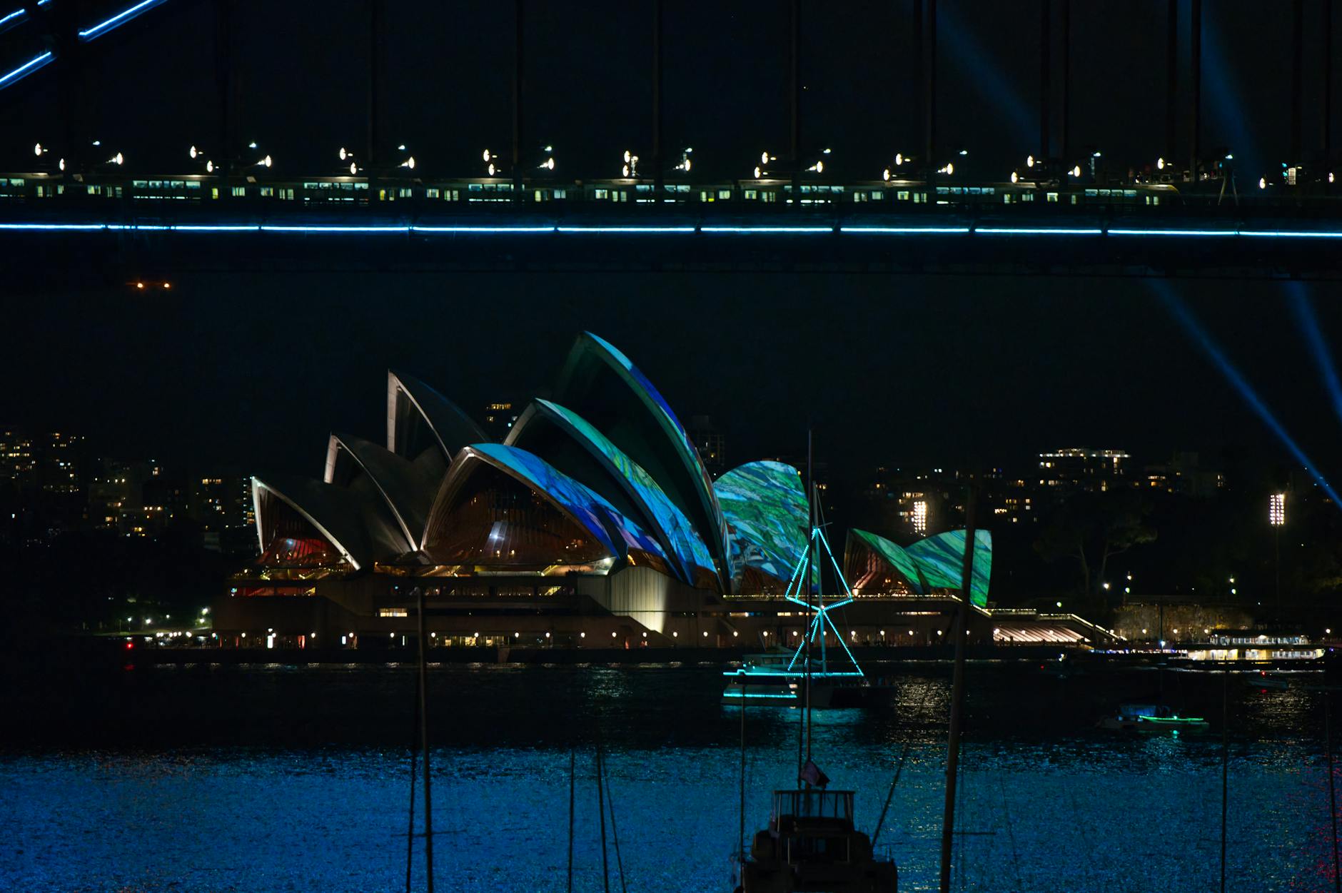Best time to visit Sydney - Vivid Sydney winter lights