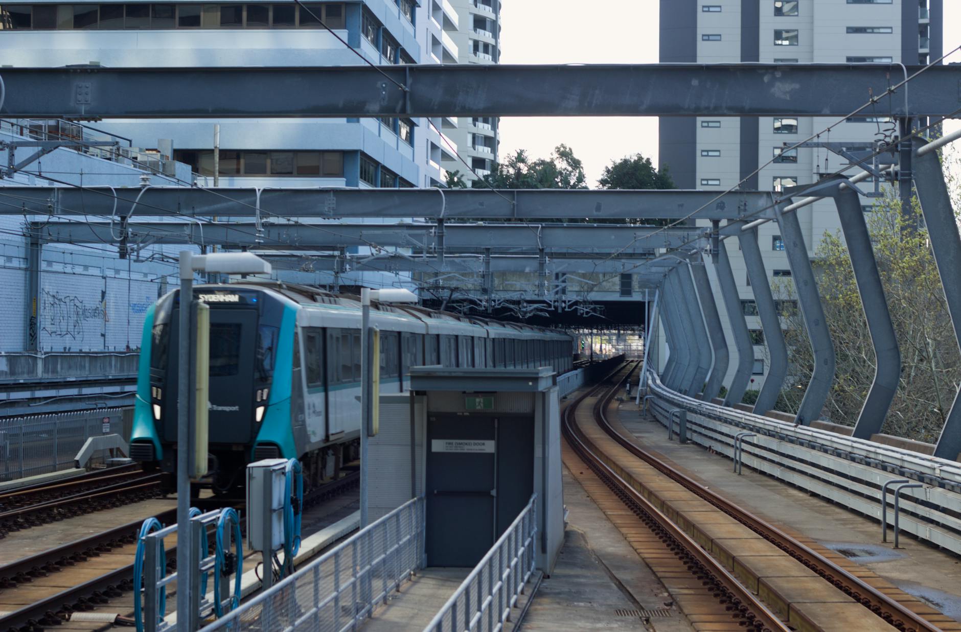 Sydney trains - Sydney Metro modern driverless train