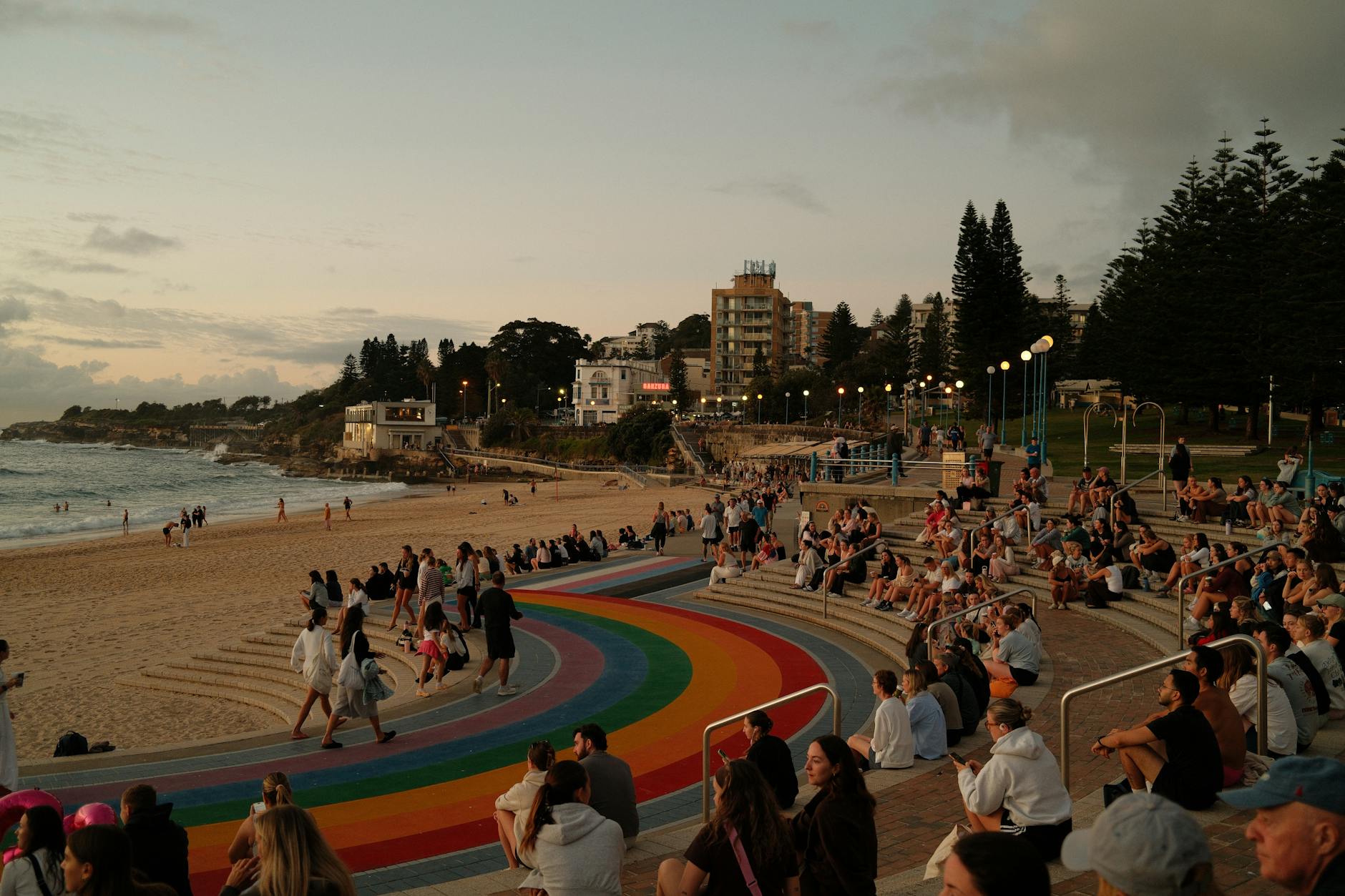 Bondi Beach guide - Bondi Pavilion at sunset