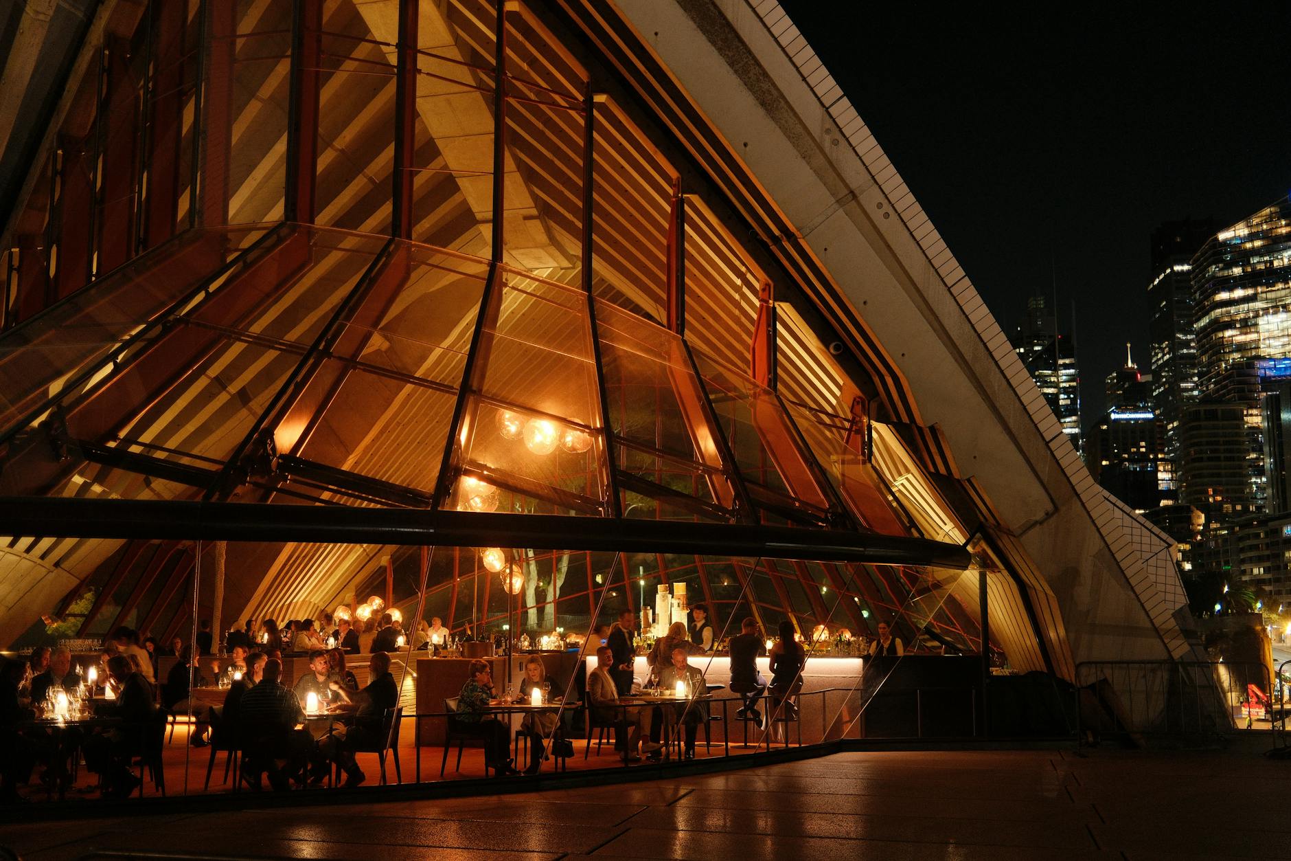 Sydney nightlife - bar crowd at evening venue