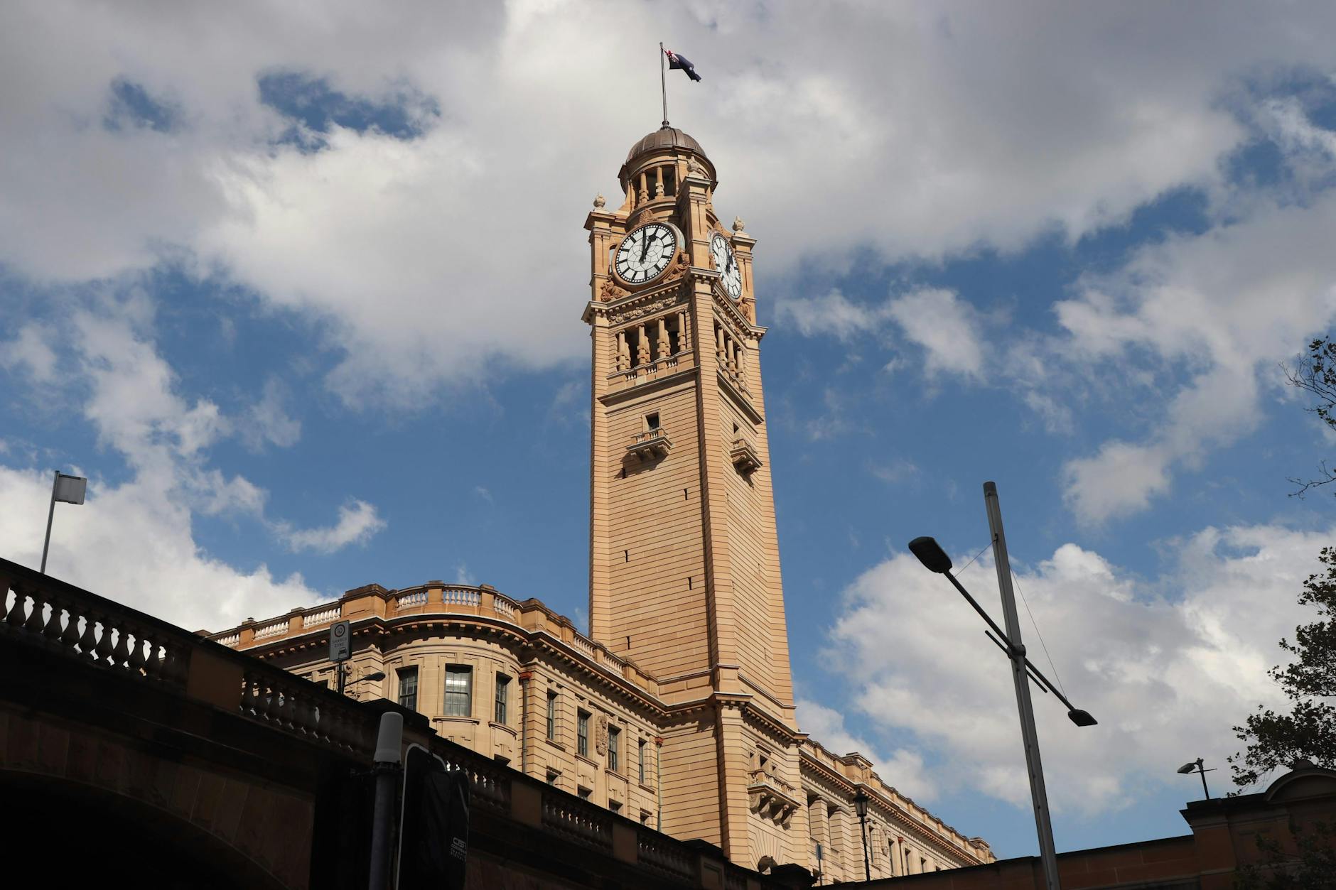 Sydney trains - heritage Central Station architecture clocktower